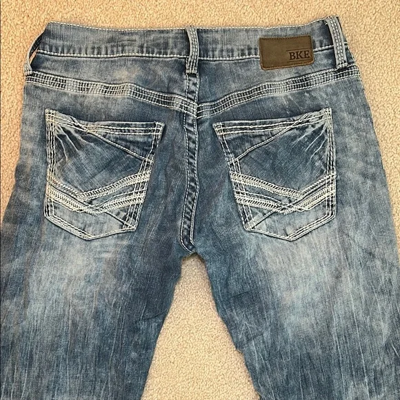 Men's BKE Carter Blue Jeans (31L) - Picture 5 of 9